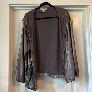 Silver jacket good condition